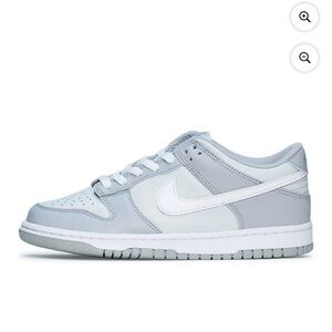 Big Kid's Nike Dunk Low Pure Platinum/White-Wolf Grey (DH9765 001) 2.5y